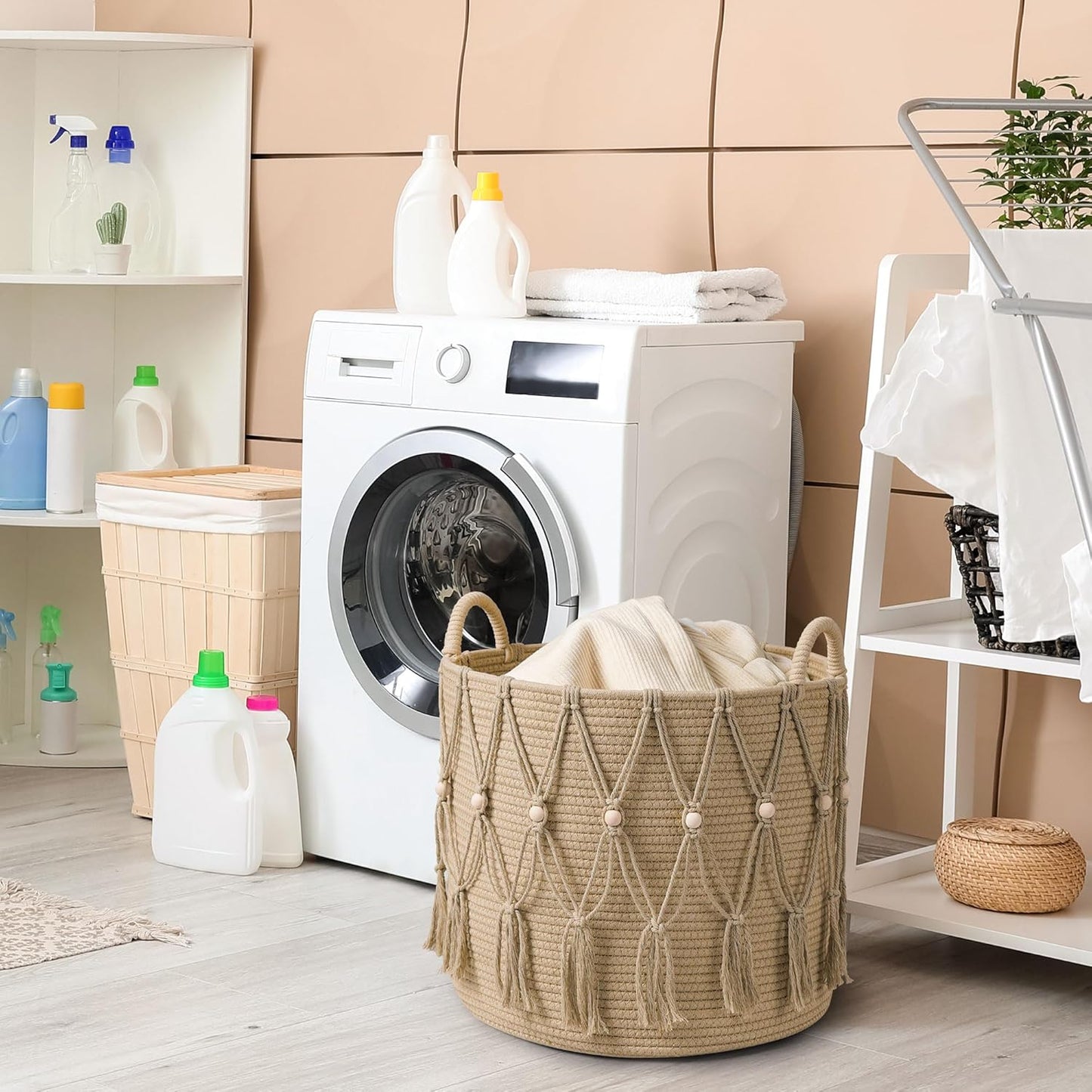 Blanket Basket / Beige