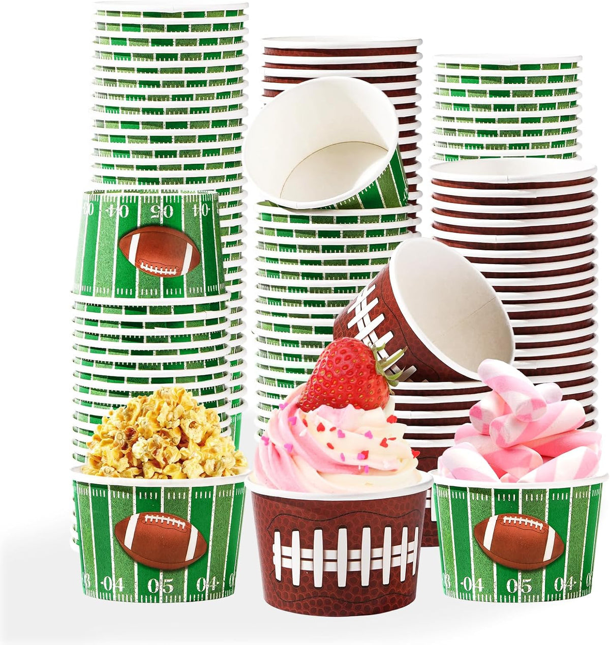 Soulchen 24 Pcs Football Party Centerpiece Sticks for Sport Themed Party