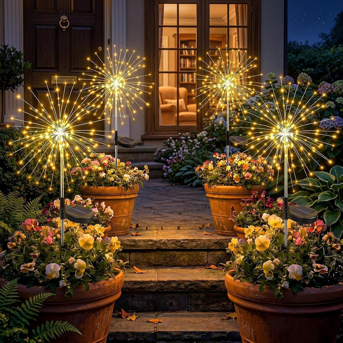 12Ft Connectable Easter String Lights, 20 LED Warm White Carrot