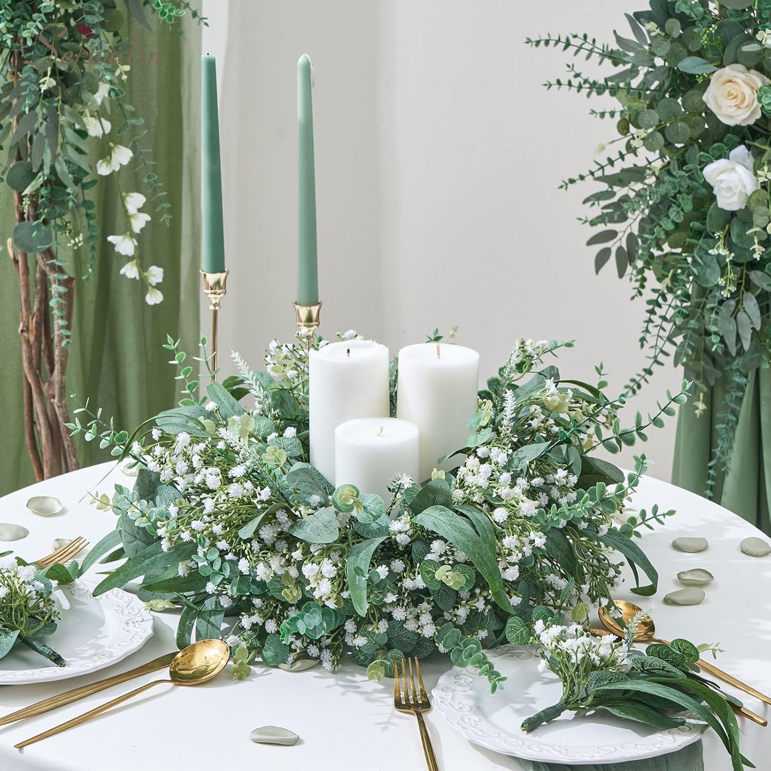 Baby Breath Flowers Artificial / Set of 180