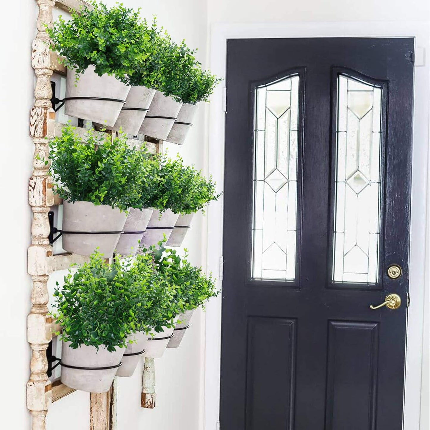 Artificial Boxwood Stems / Boxwood-10 / Set of 10