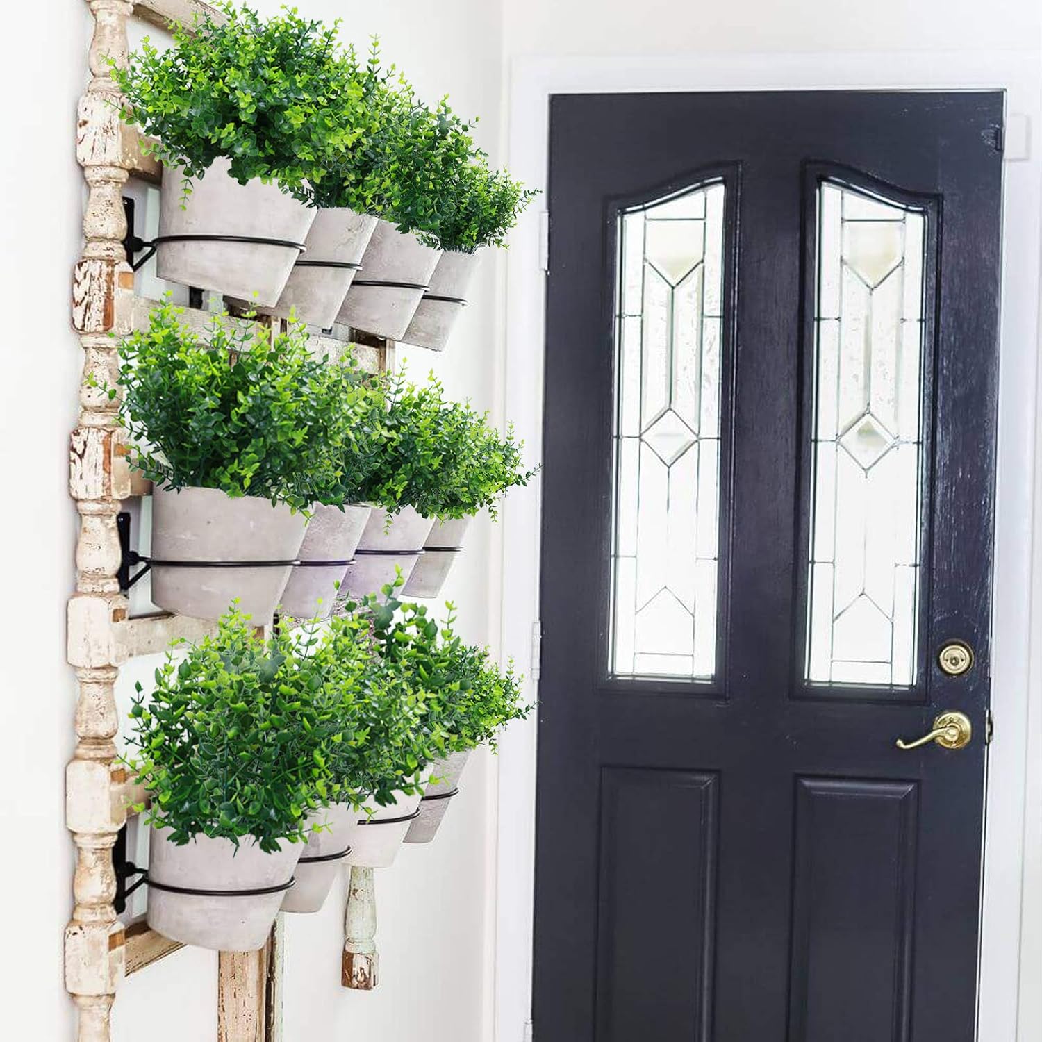 Artificial Boxwood Stems / Boxwood-10 / Set of 10