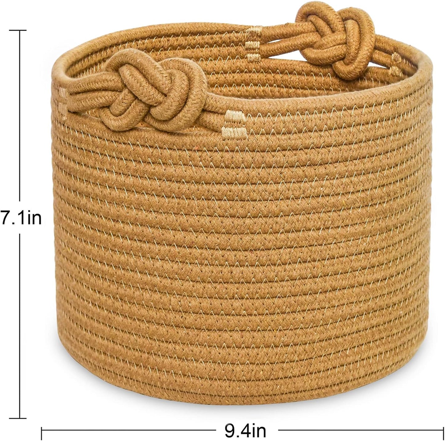 Small Woven Basket / Brown-a
