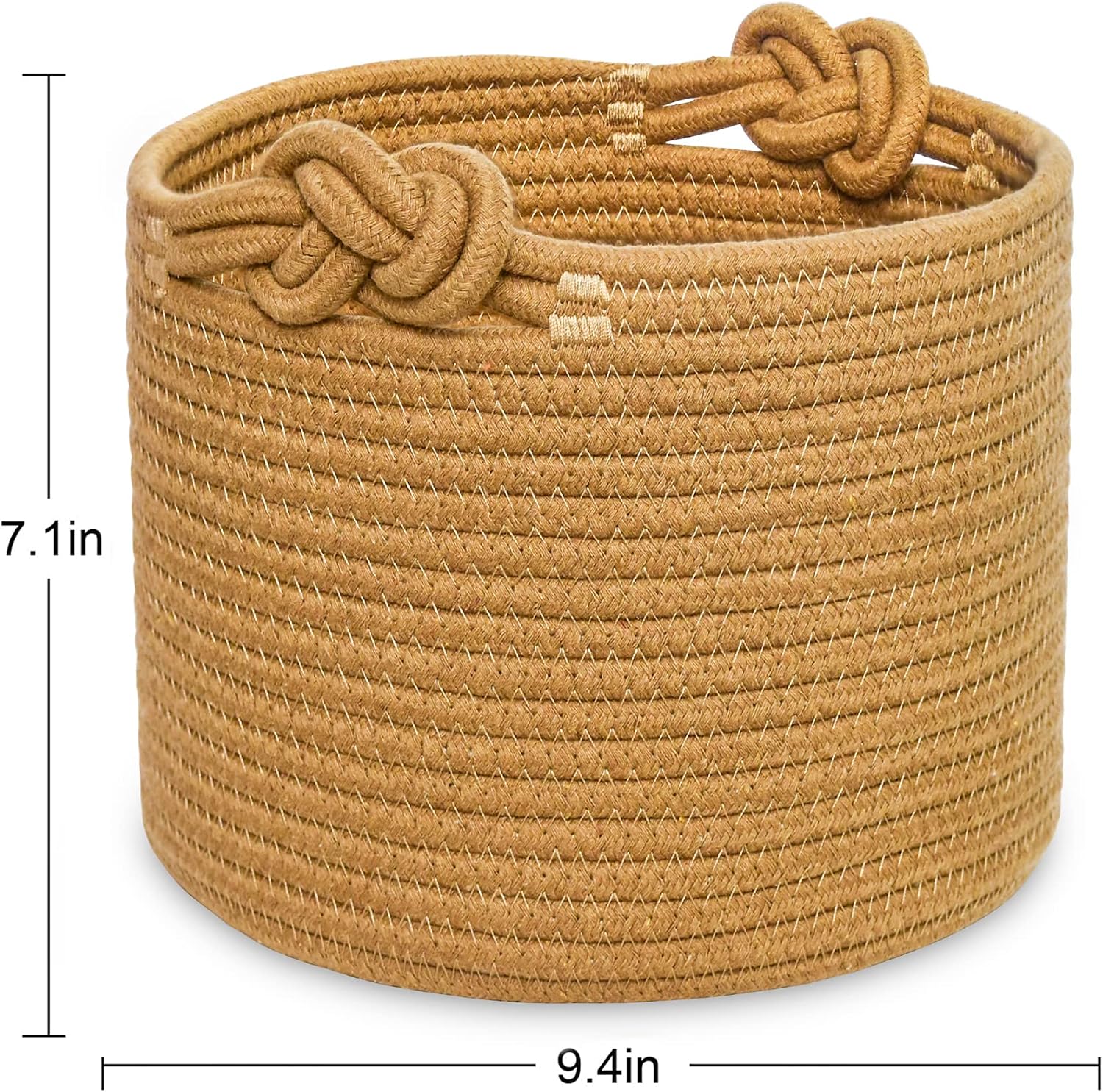 Small Woven Basket / Brown-a