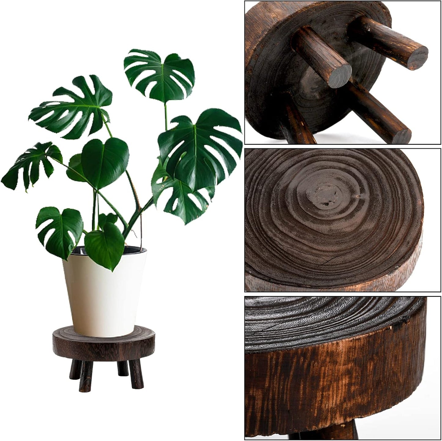 Mini Wooden Stool Display Stand / Set of 2