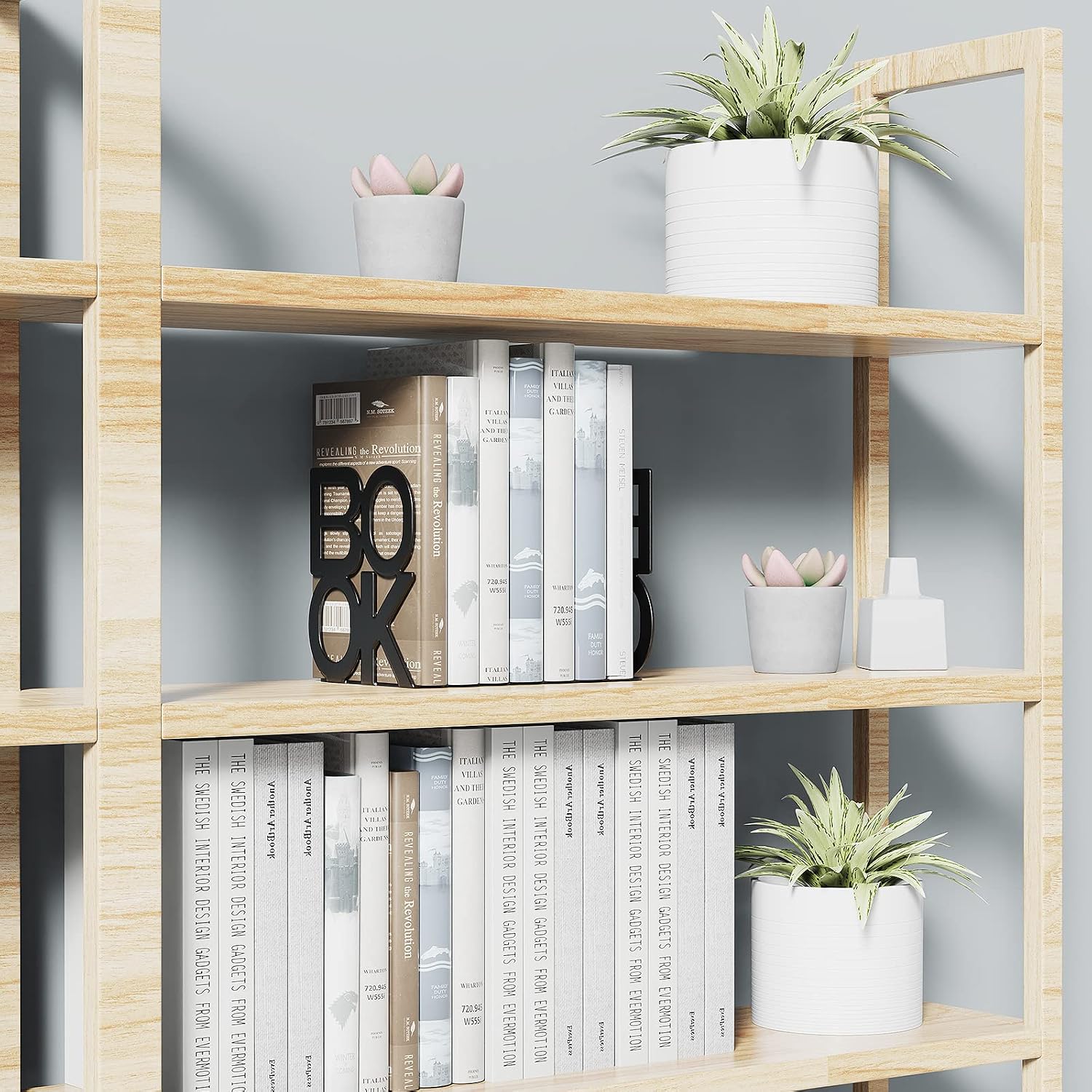Bookend / Bookends / Black / 4 Pair
