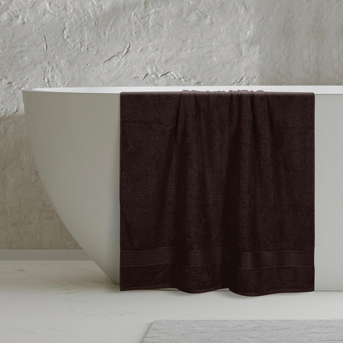 Cotton 2 Pack Oversized Bath Sheet 35x70, Large Bath Sheet, Ultra Soft, Absorbent, Compact, Eco-Friendly, Recyclable