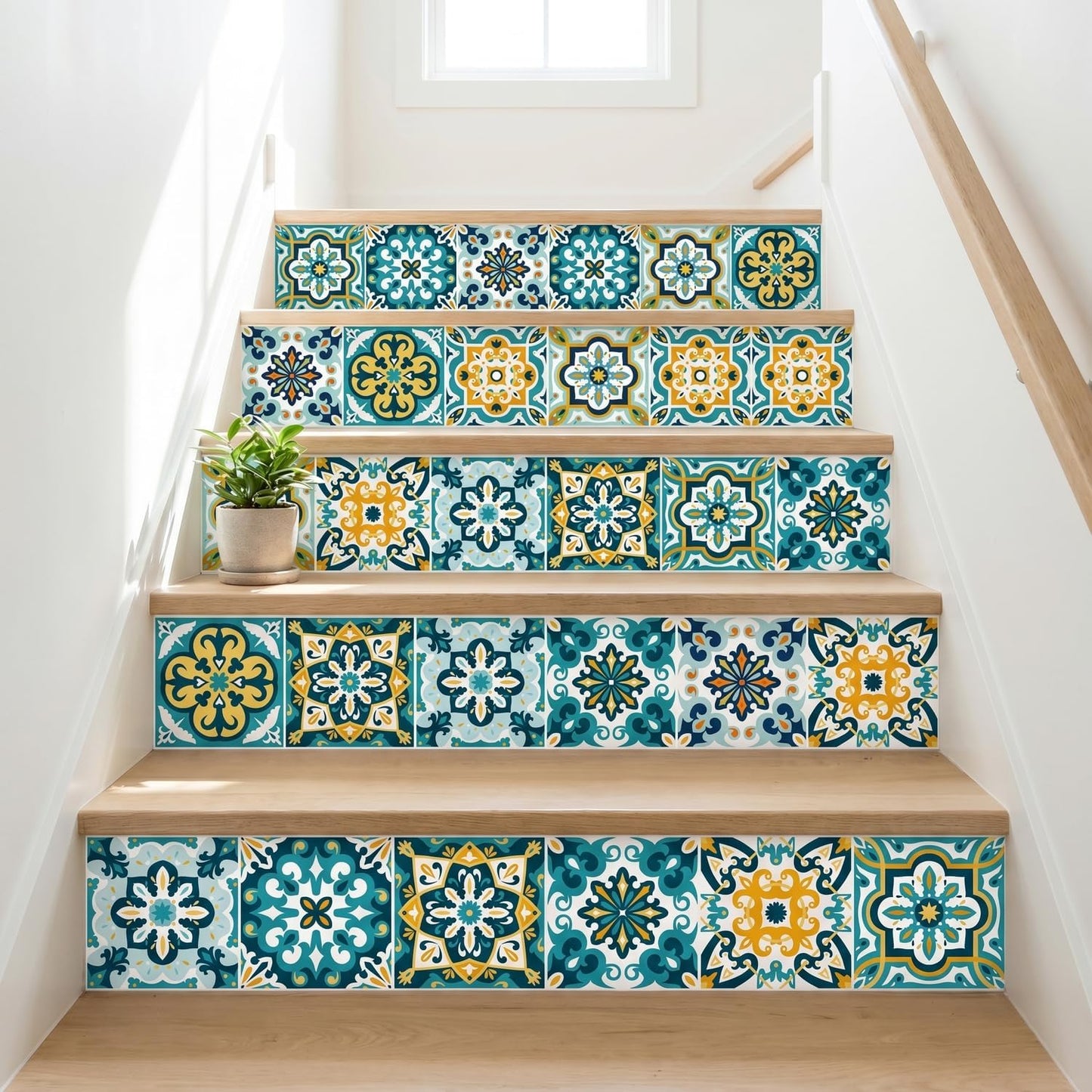 Bohemian Self-Adhesive Wall Sticker / Set of 30