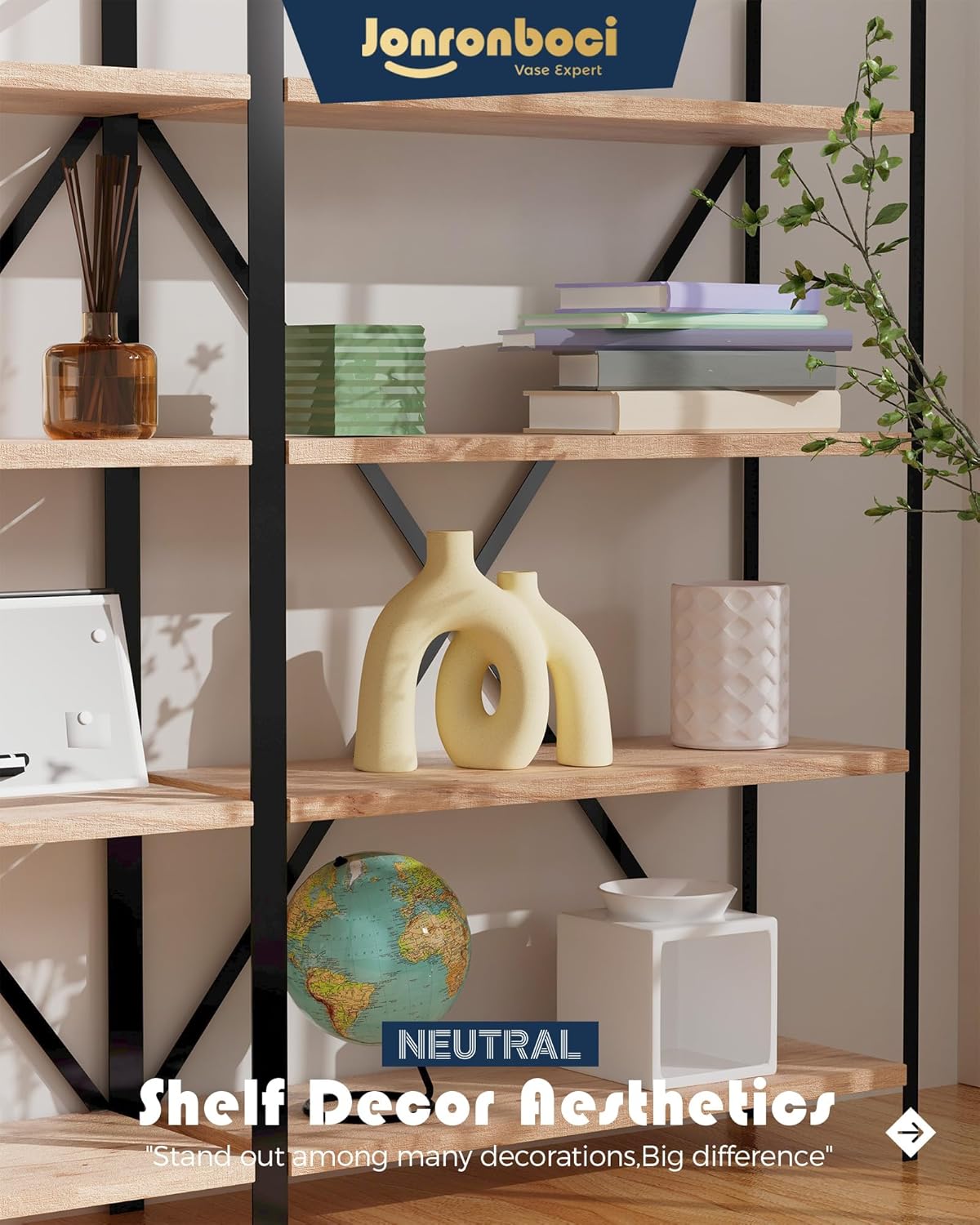 Modern Nordic Boho Style Vases Home Decor / Beige