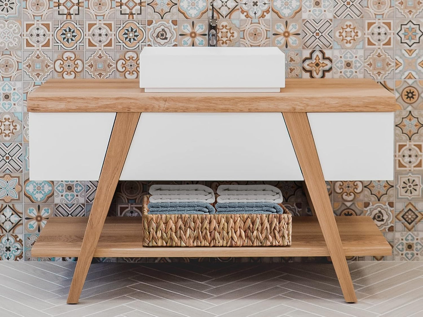 Wicker Storage Basket / Natural