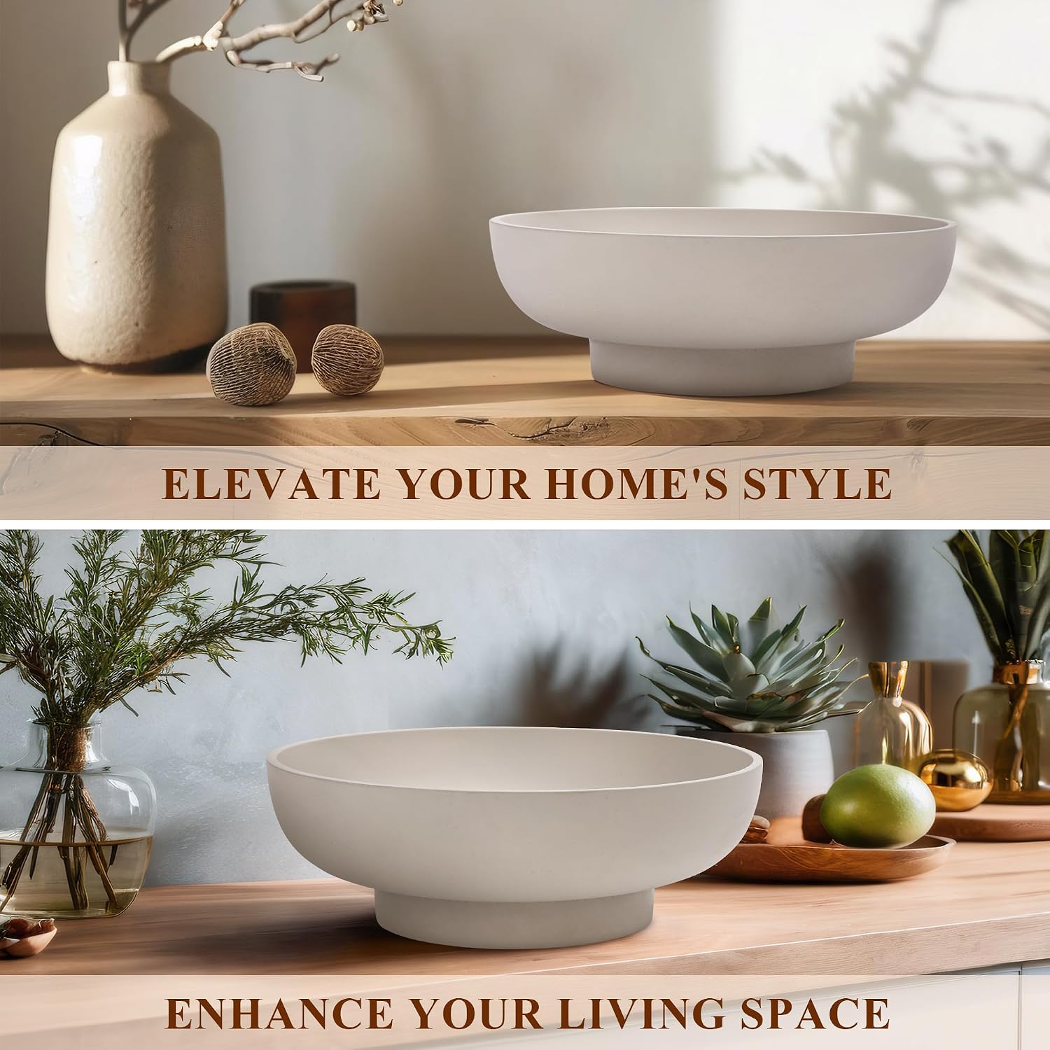 Modern Handicraft Bowls / Gray
