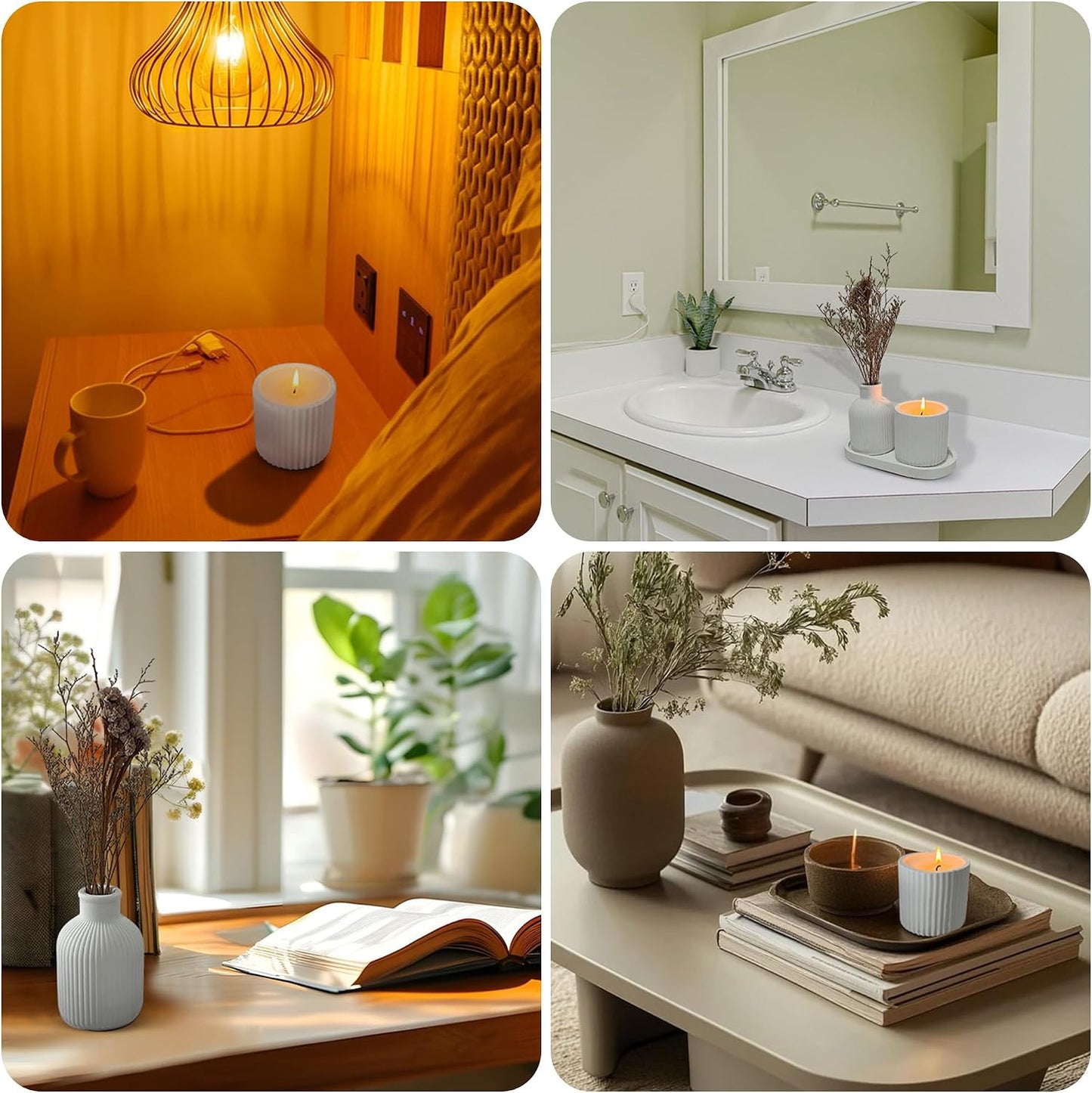 Jar Molds / Resin Tray Mold / Vase+tray+jar