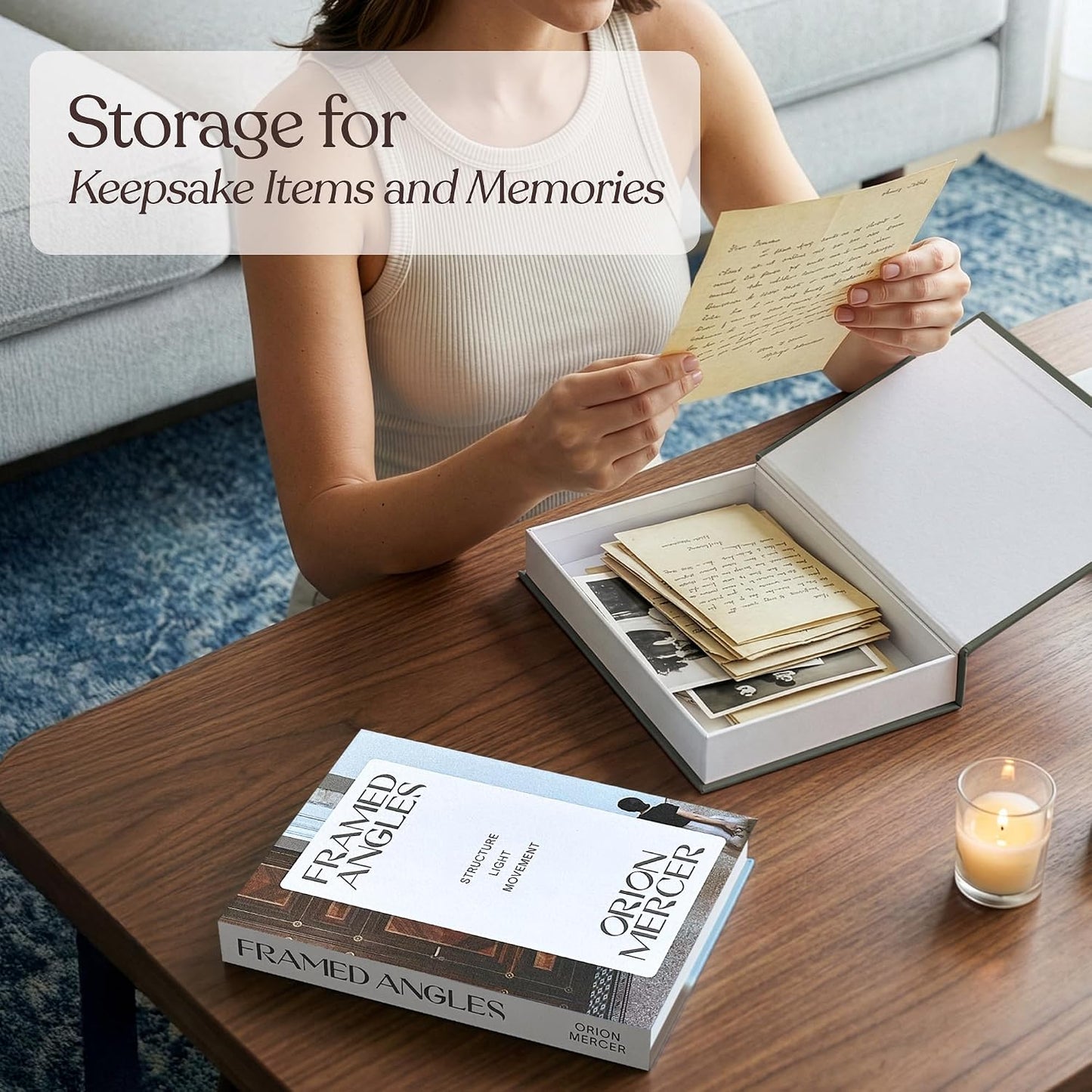 Coffee Table Decor Faux Books for Decoration / Photography & Lifestyle