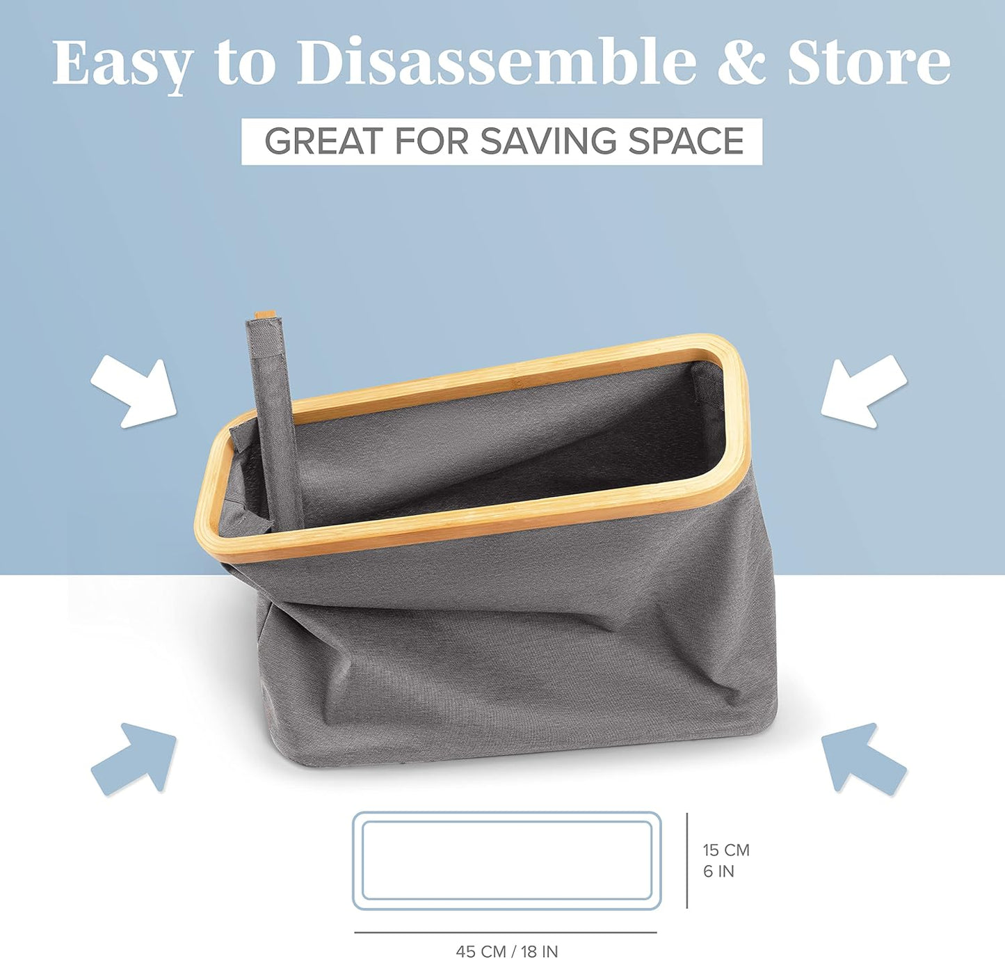 LONBET Toilet Paper Storage for 12 Rolls, Stackable & Foldable - The Ultimate Bathroom Organizer - Waterproof Basket