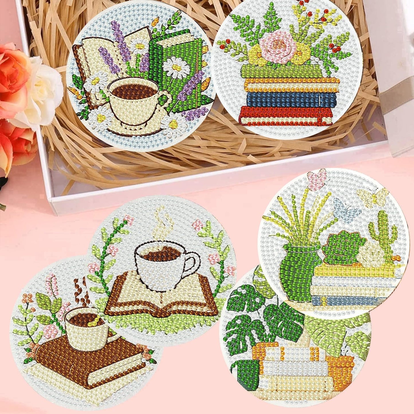 Holder Cork Pads / Plant / Set of 8