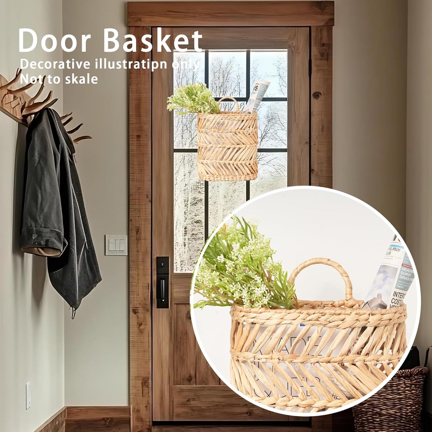 Large Farmhouse Outdoor Planter / Natural 12"h / Set of 12