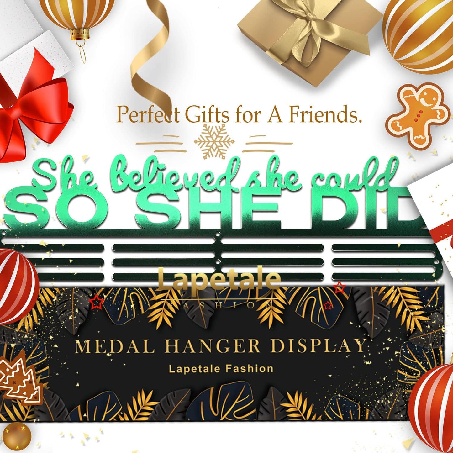 Race Medal Holder Wall Hanger,Marathon Medal Display and Runner Medal Hanger Display,Bib Running Medal Display, Running