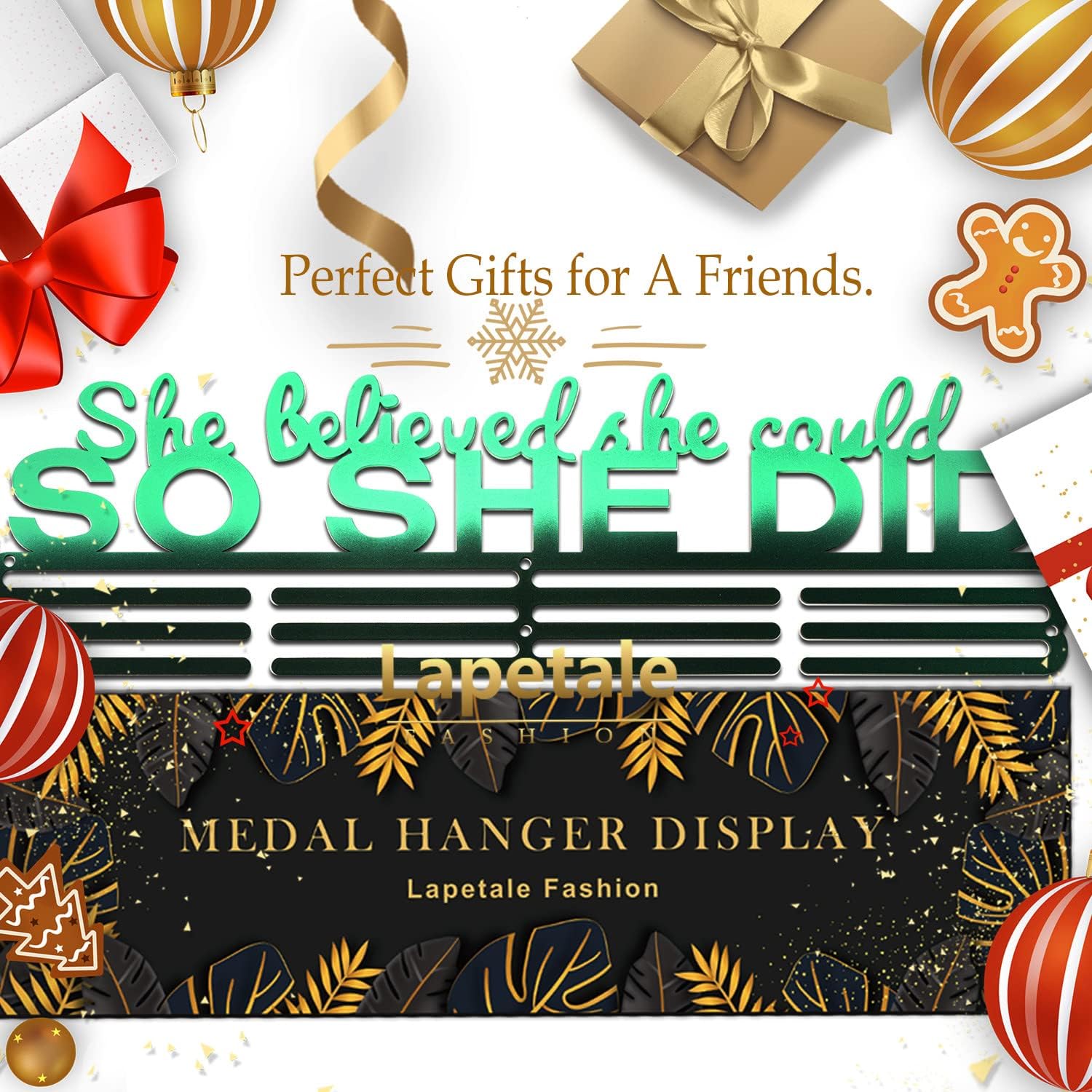 Race Medal Holder Wall Hanger,Marathon Medal Display and Runner Medal Hanger Display,Bib Running Medal Display, Running