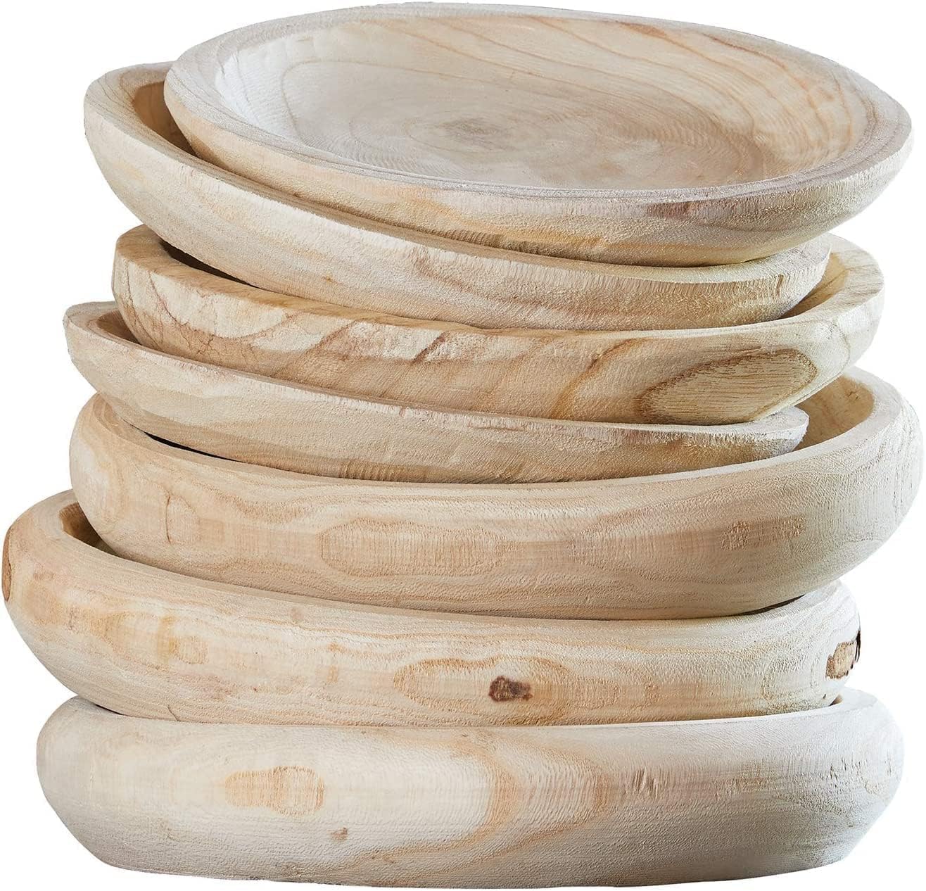 Wooden Decorative Bowl / Natural