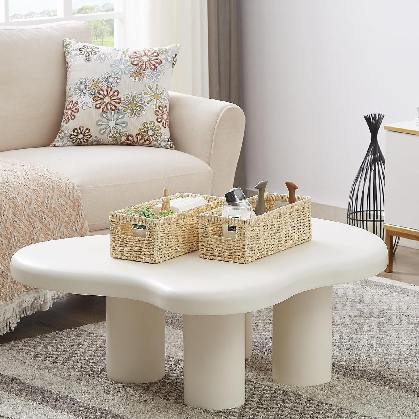 Wicker Baskets / Wicker Storage Basket / Paper Rope