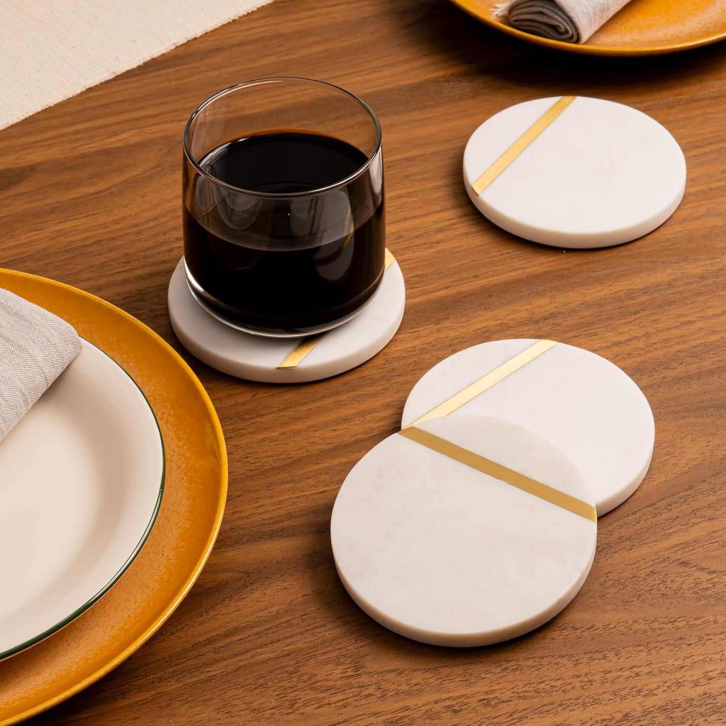 Aesthetic Modern Decor / White / Set of 6