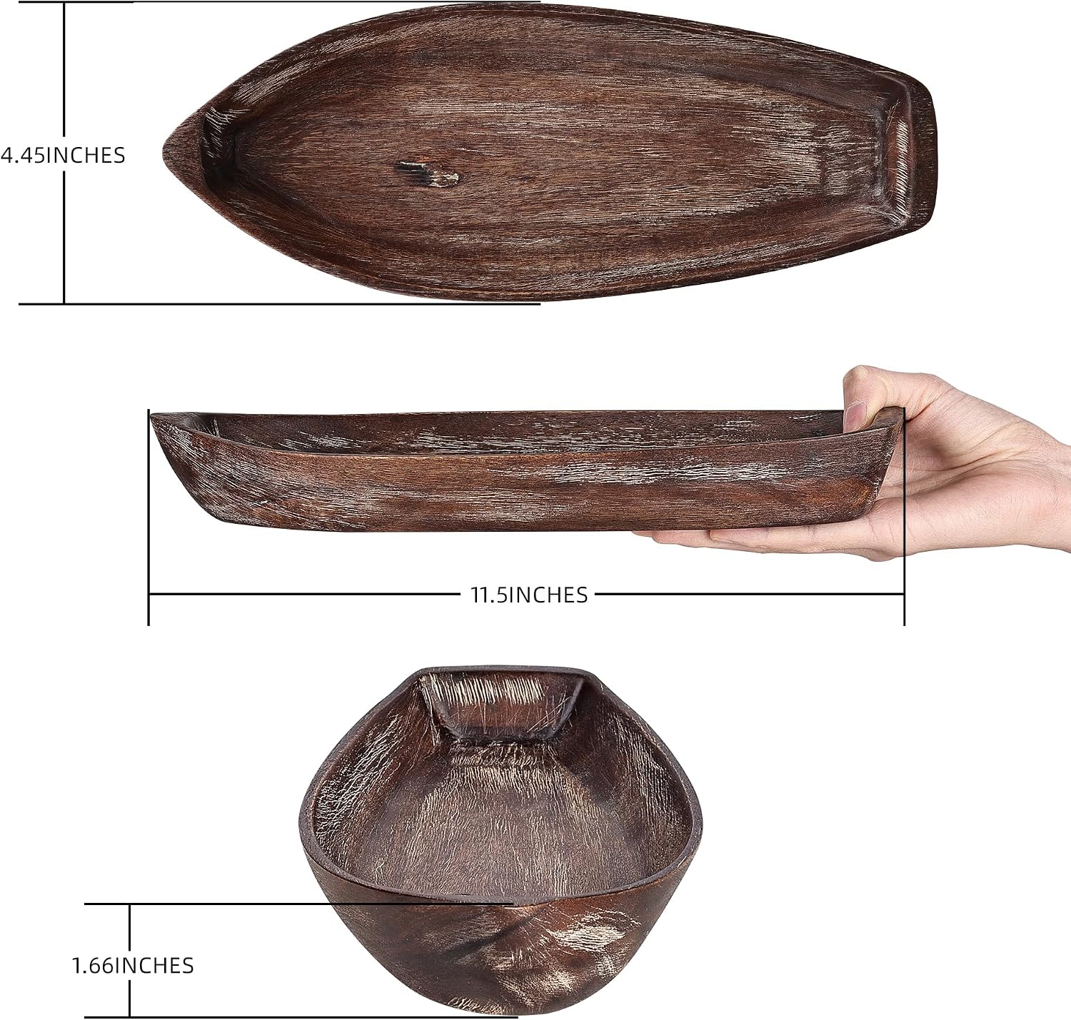 Farmhouse Rustic Trays / 11.5 x 4.5 x 1.7