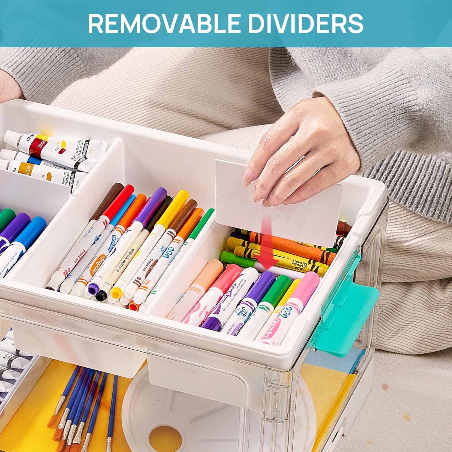 Art Supply Organizers / Clear