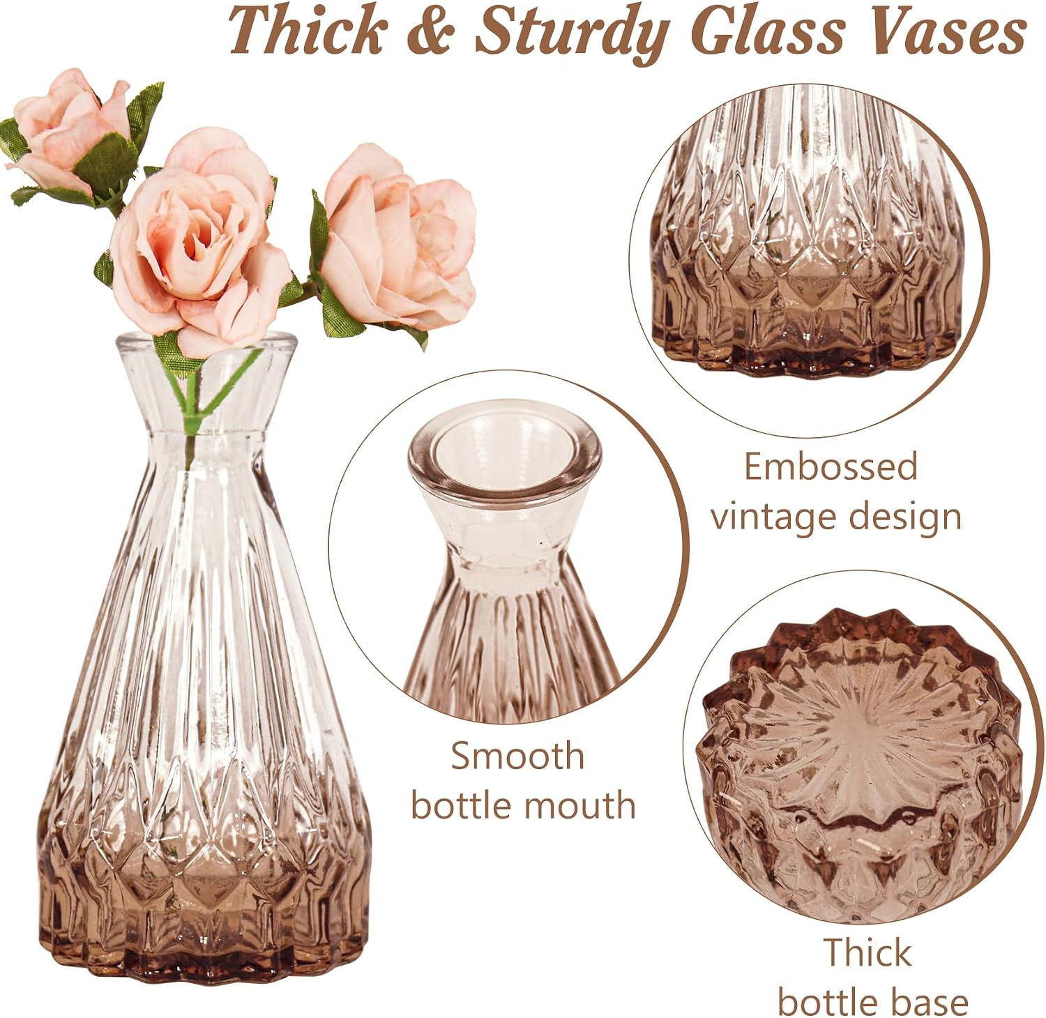 Glass Bud Vases / Set of 40