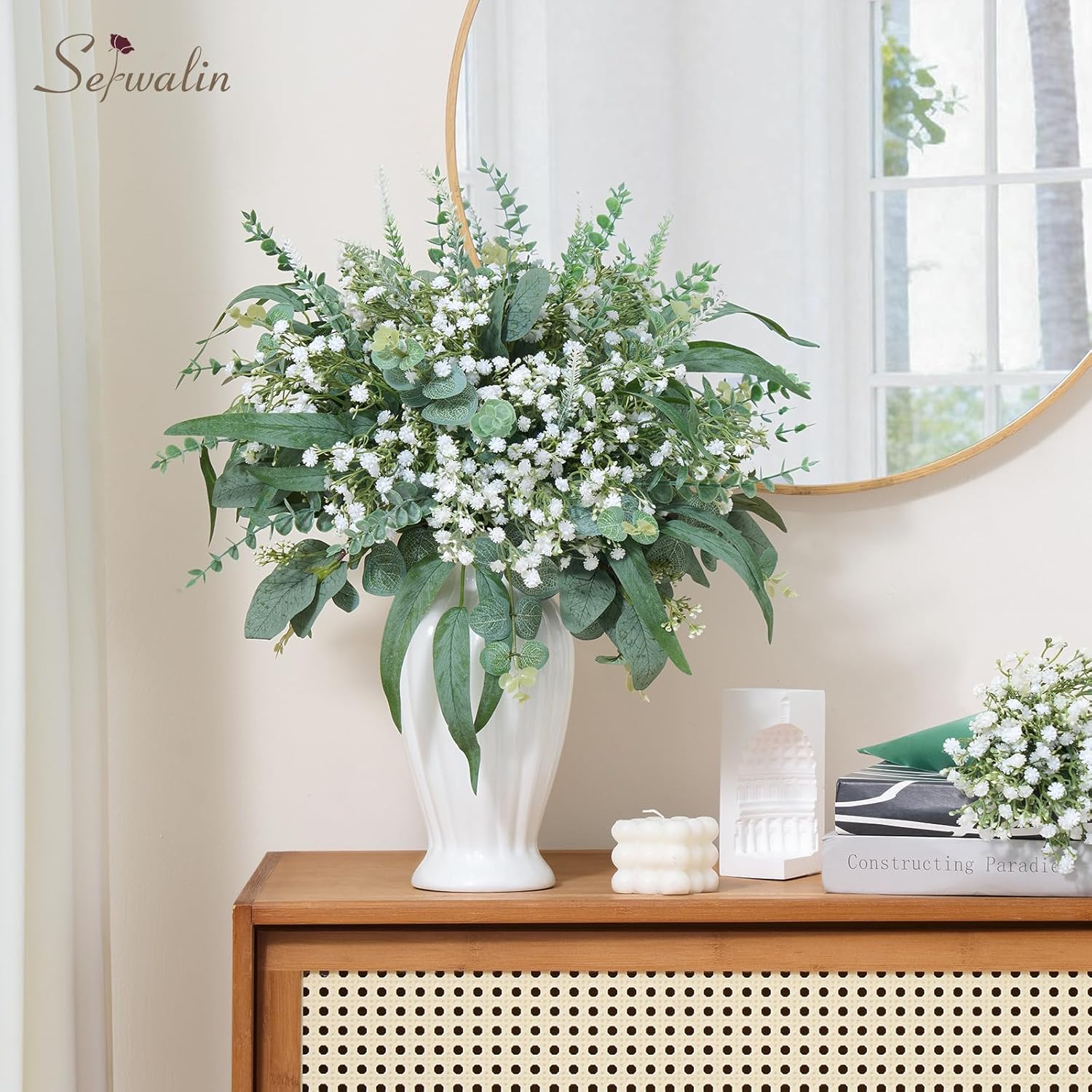 Baby Breath Flowers Artificial / Set of 180