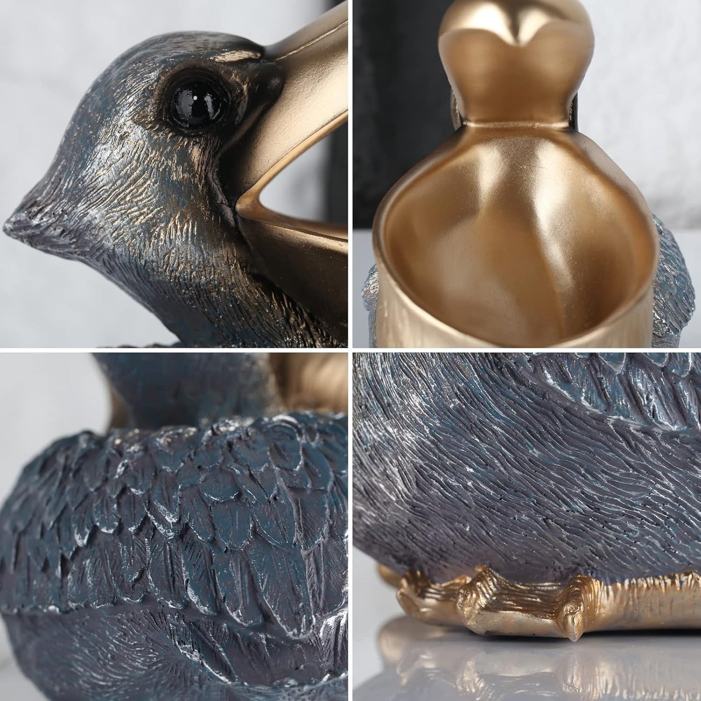 Modern Key Holder for Pelican / Golden Blue