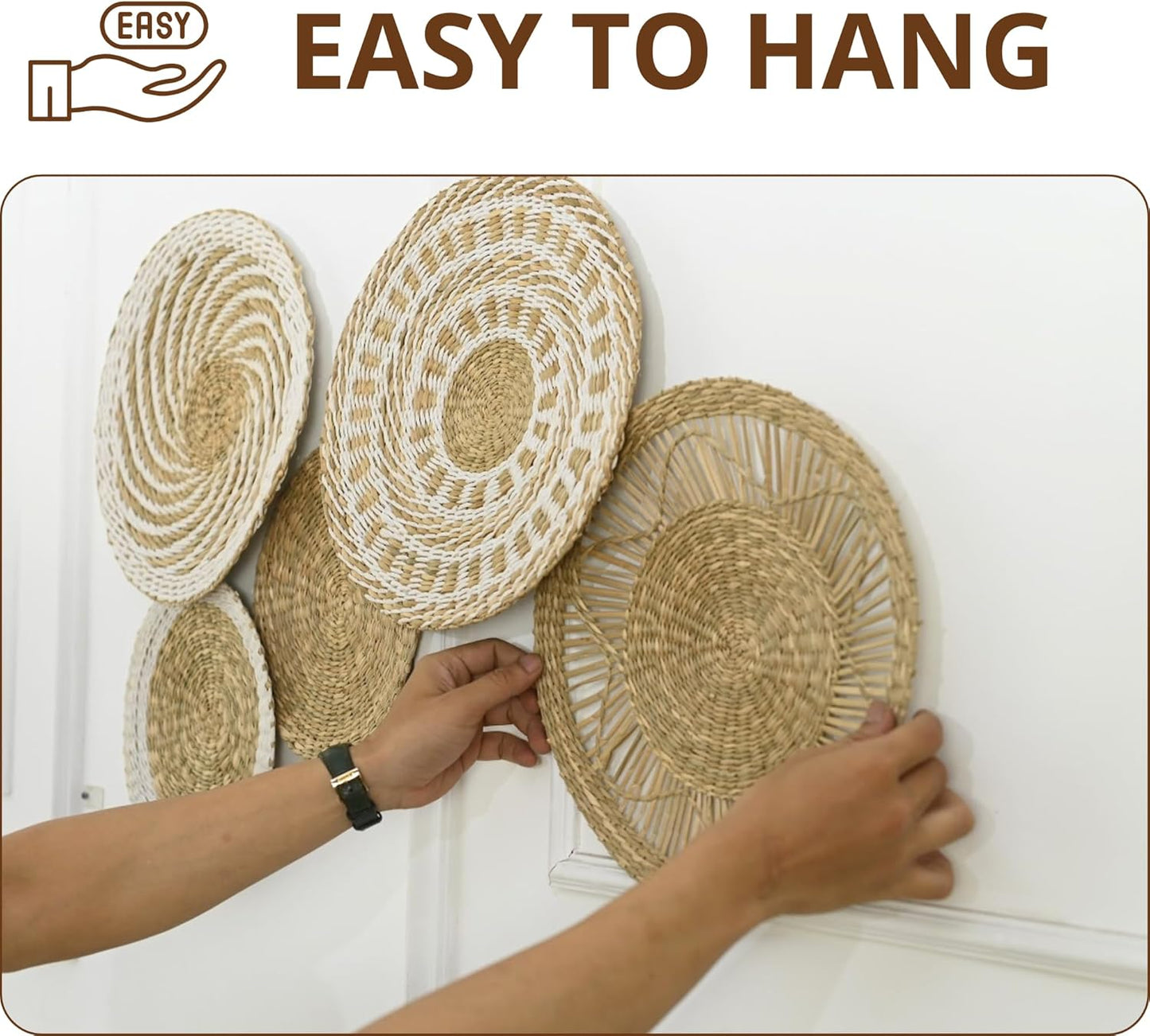 Boho Basket Wall Art / Medium / Natural