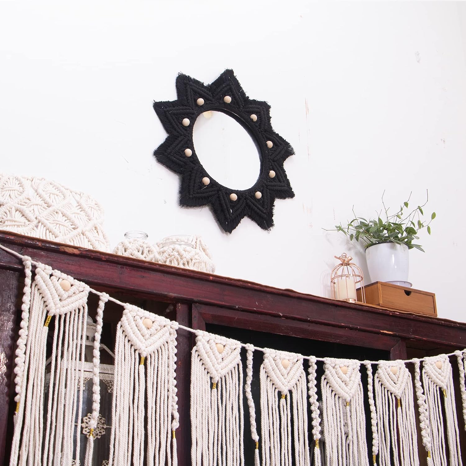 wall hanging HD glass / Black
