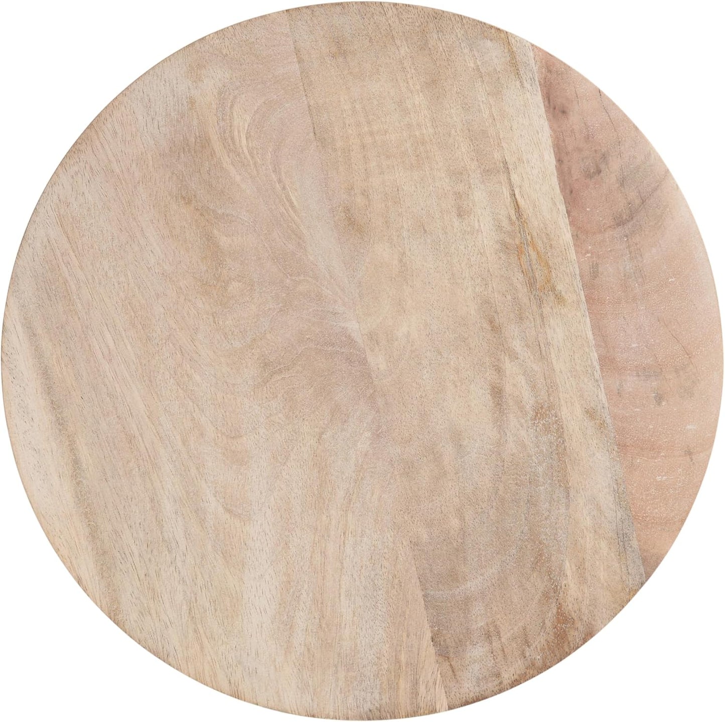 Fairlee Decorative Wavy Round Tray / Natural / 12 Inch / Set of 12