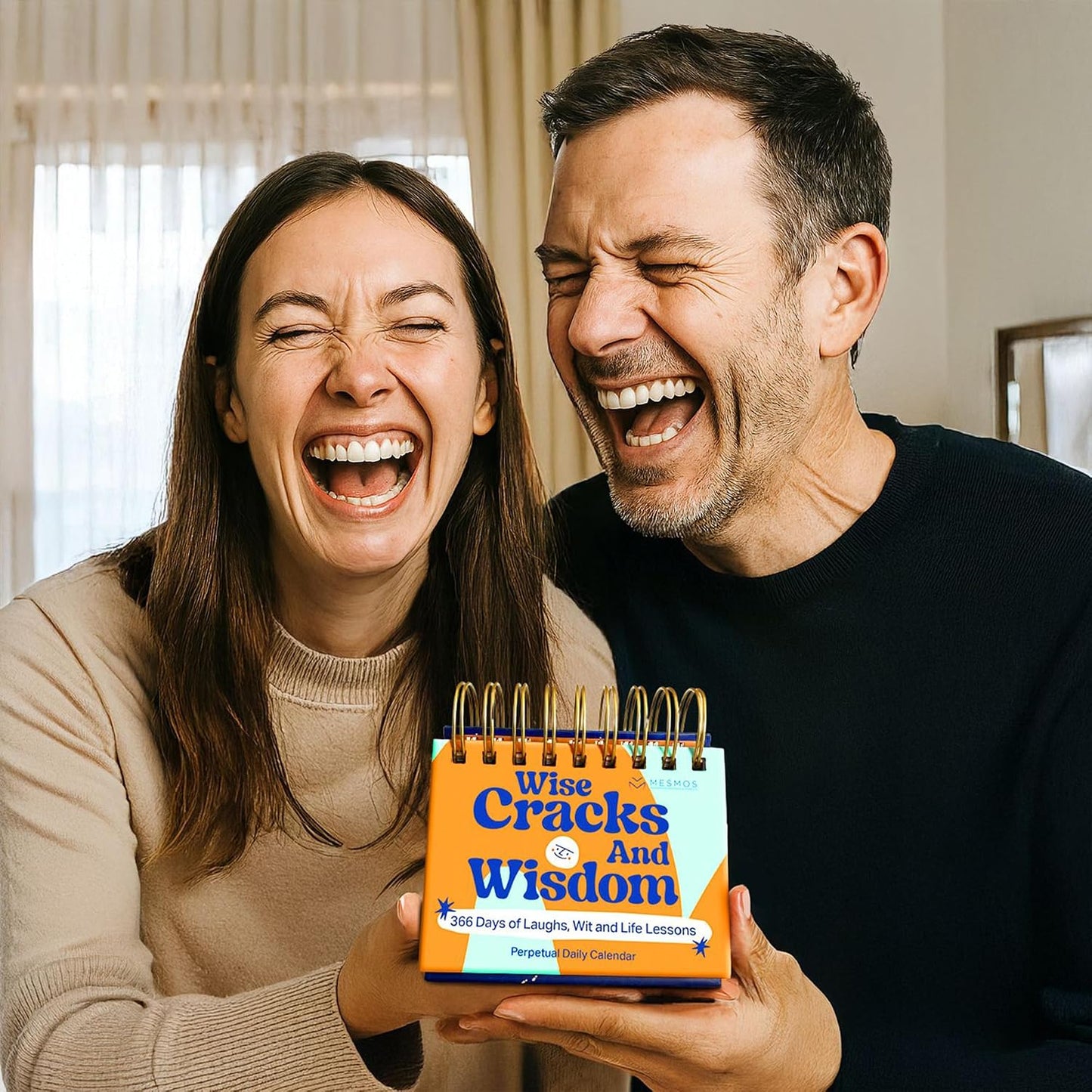 366 Days of Laughs & Life Lessons, Perpetual Desk Calendar 2026, 2027 & Beyond, Funny Gifts & Desk Decor, Office Decor