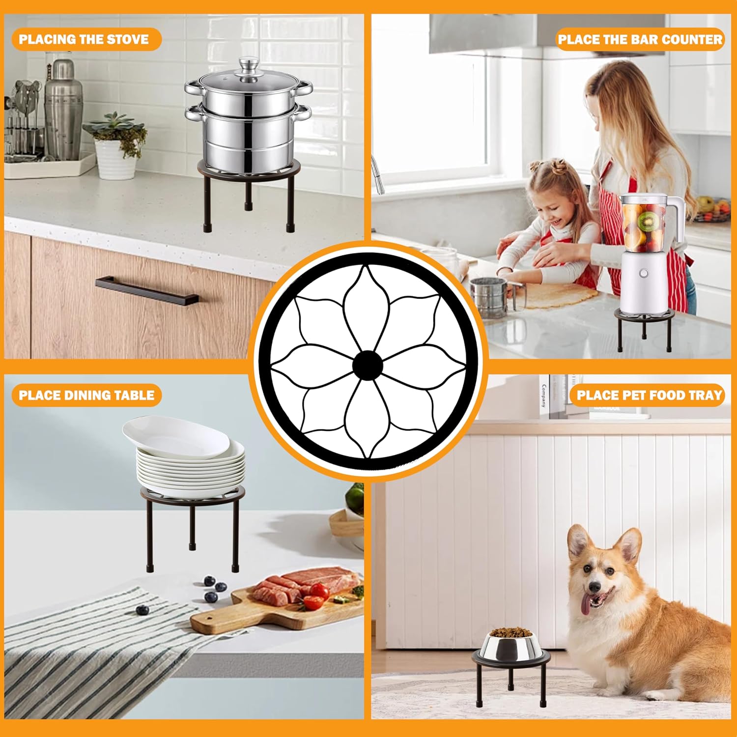 Metal Plant Stand Indoor Outdoor,Indoor Plant Stands for patio rust proof,Heavy Duty Flower Pot Stands for Multiple