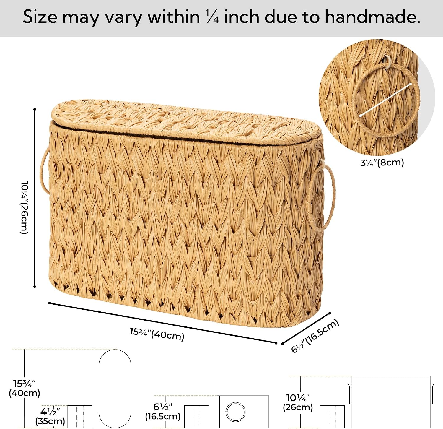 Toilet Paper Storage Basket / Nature