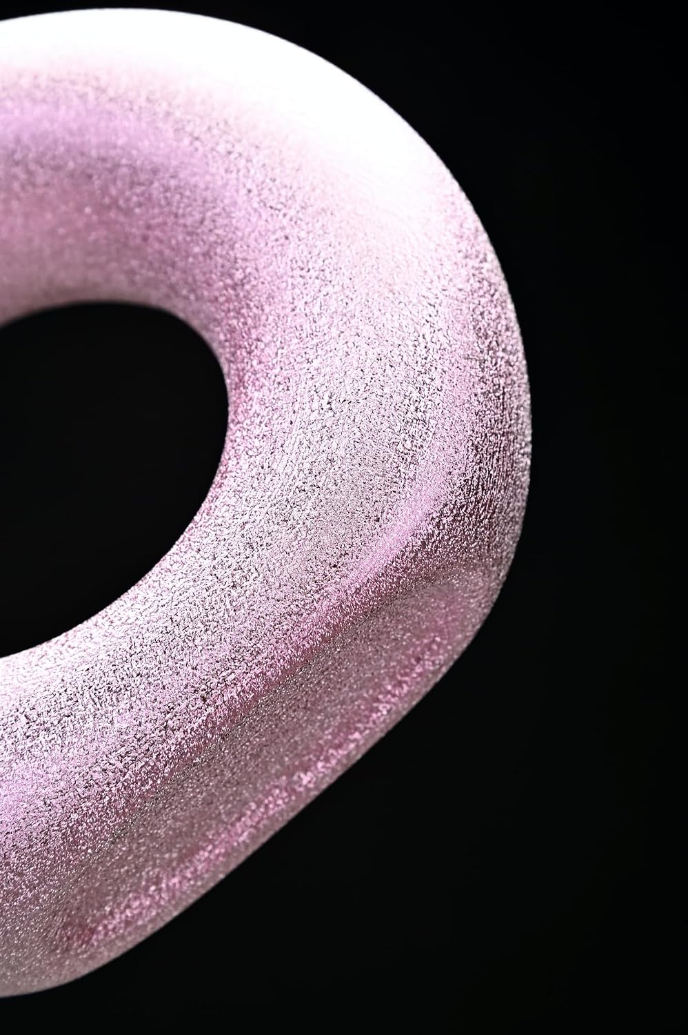 Modern Vase / Modern Donut-Shaped Decorative Vases / Purple-gold / Extra Large + Large