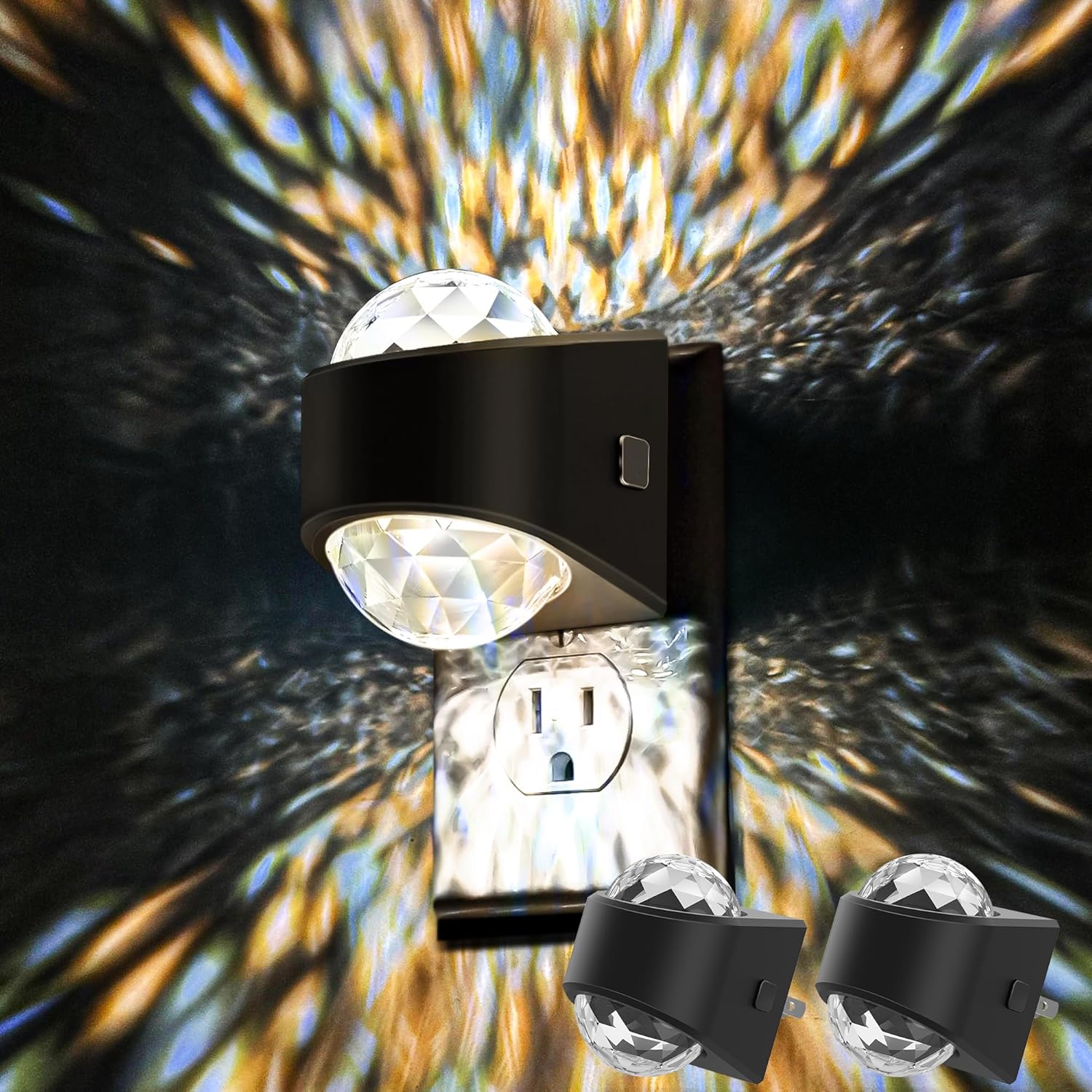 Briignite Night Light Plug into Wall, Color Changing Night Light, 3CCT