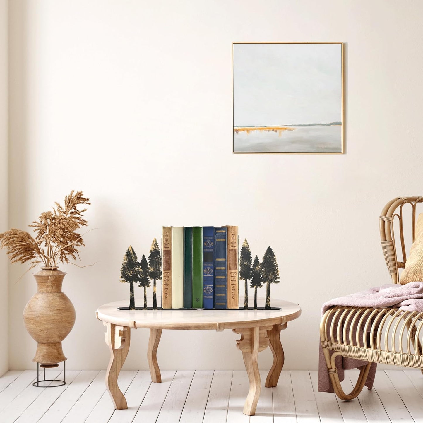 Forest Metal Bookends / S / 6.6 x 1.2 x 5.9