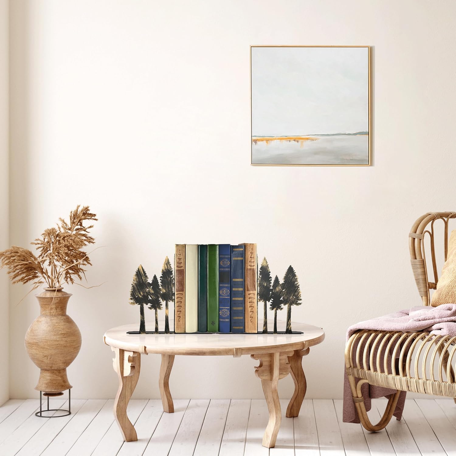 Forest Metal Bookends / S / 6.6 x 1.2 x 5.9