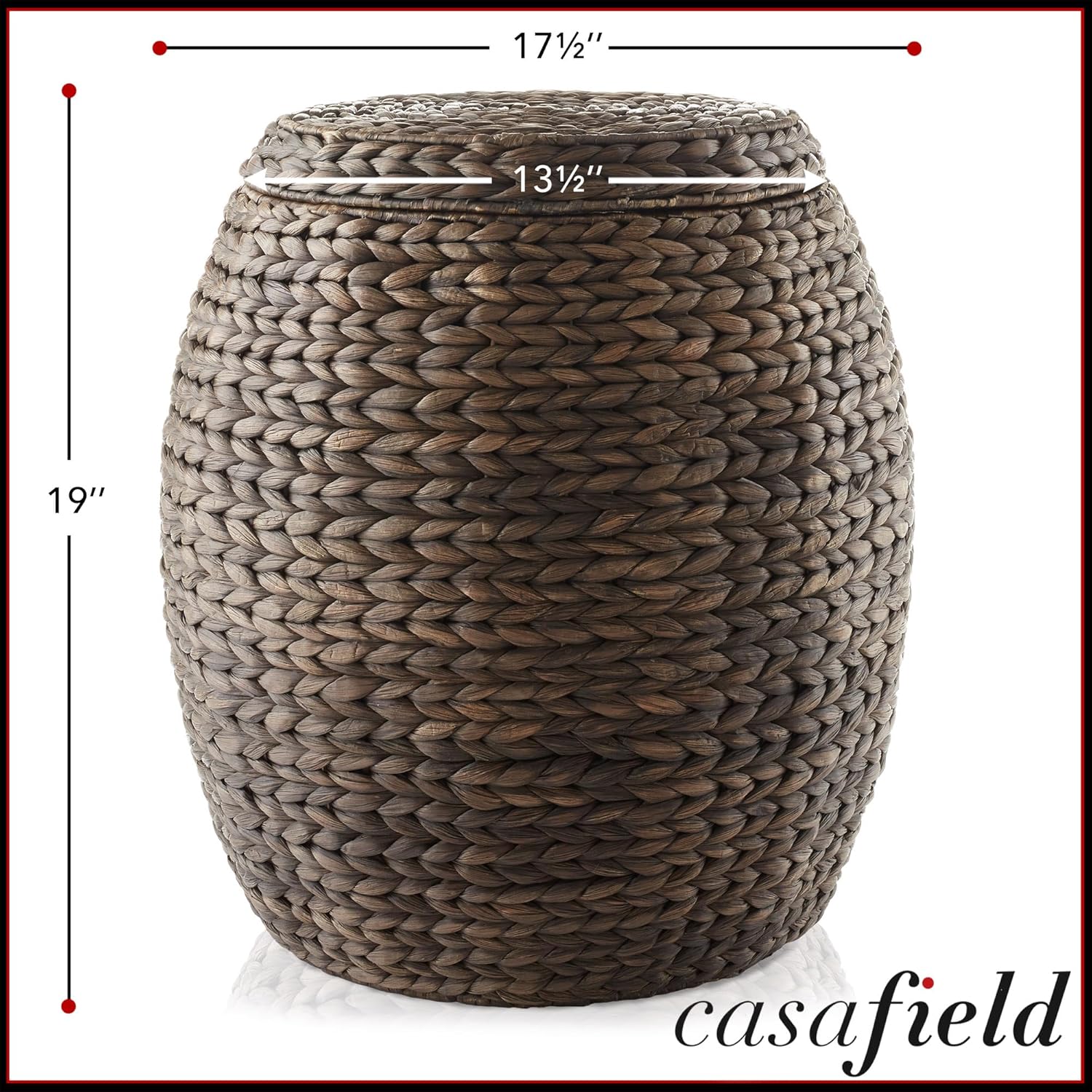Round Storage Basket / Espresso / Brown
