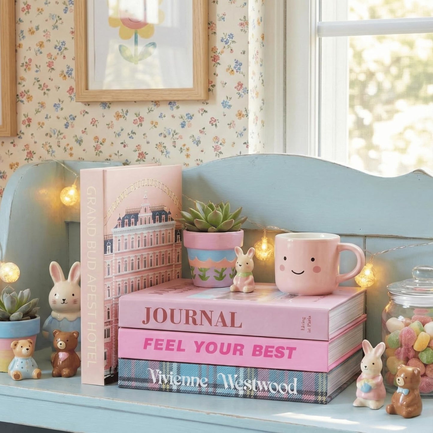 Not Real Books / Velvet_medium / Set of 4