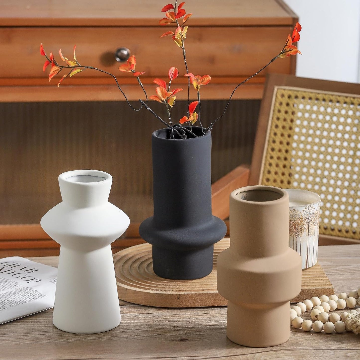 Modern Ceramic Vase / 8 Inch / Set of 104