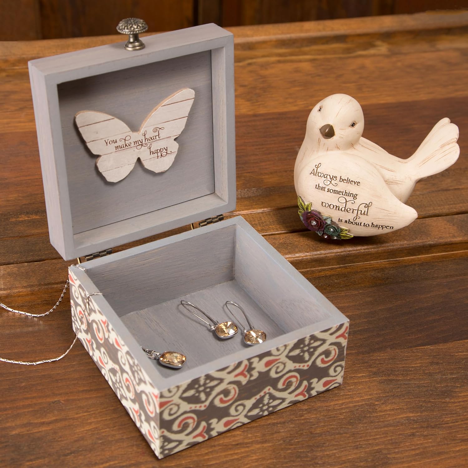Simple Spirits 41107 Decorative Bird Something Wonderful Bird Figurine 3.5 / Multicolor