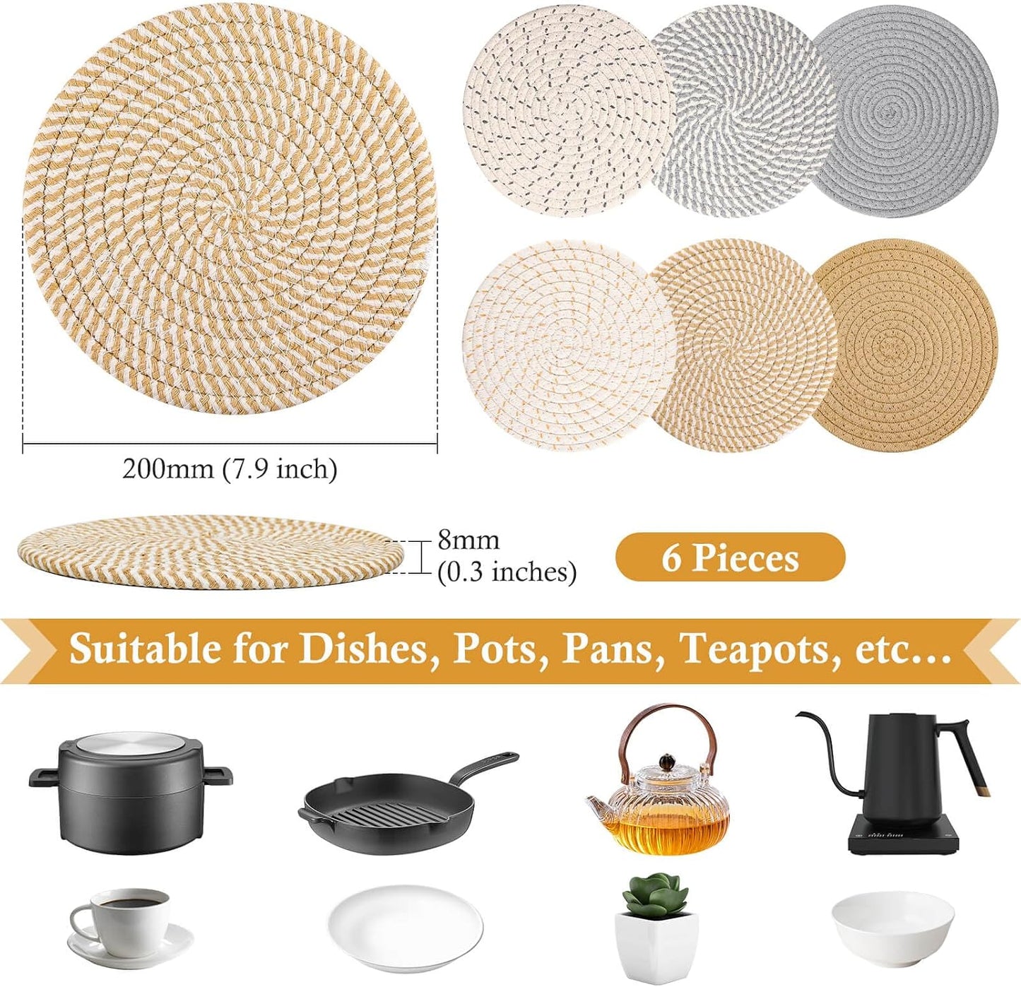 Pot Holders / Hot pots and Pans / Boho