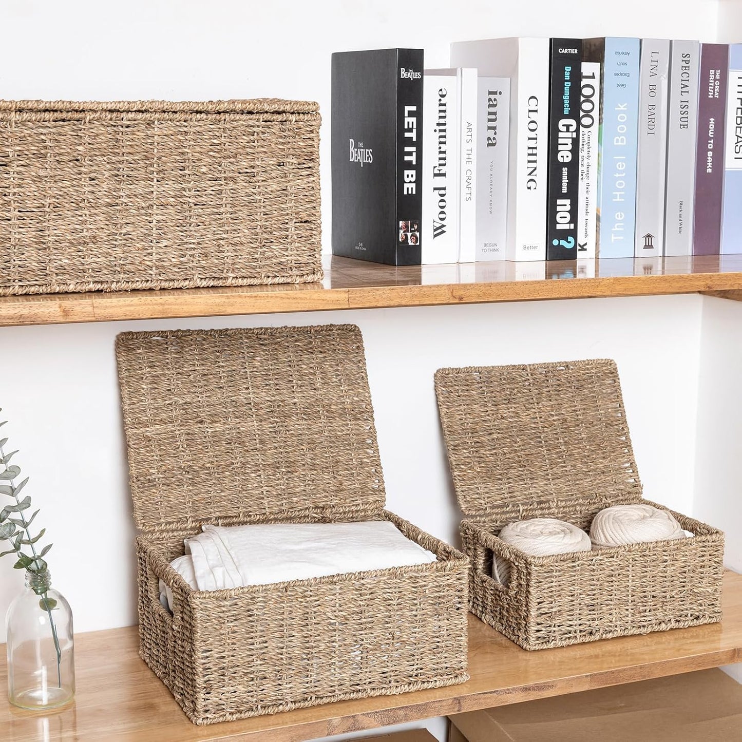 Wicker Storage Baskets / Sea Grass