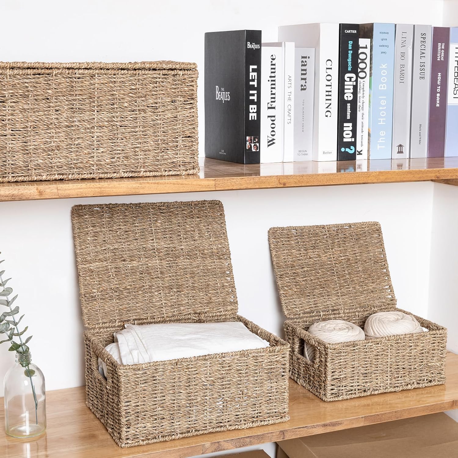 Wicker Storage Baskets / Sea Grass