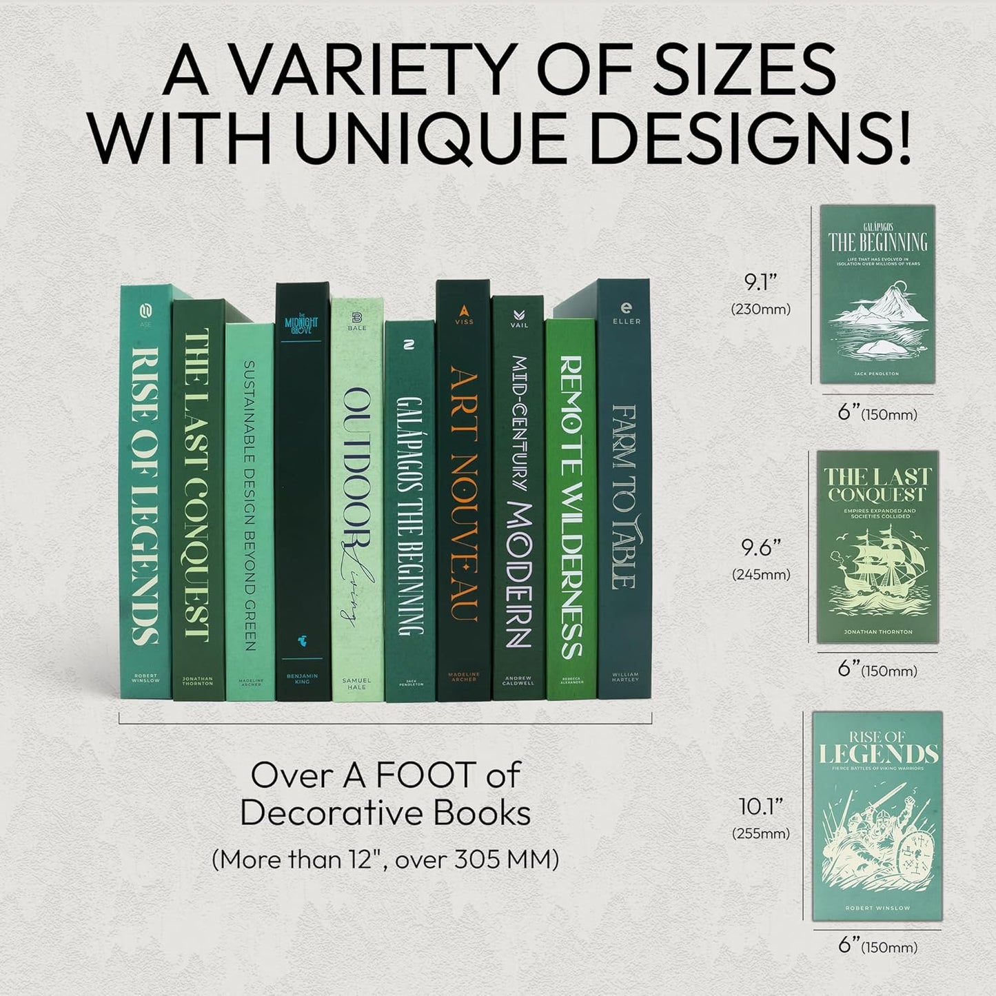 10 Book Set / Green / 10 Books