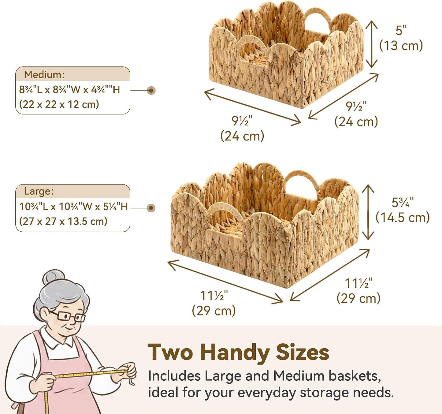 Wicker Storage Basket / Natural