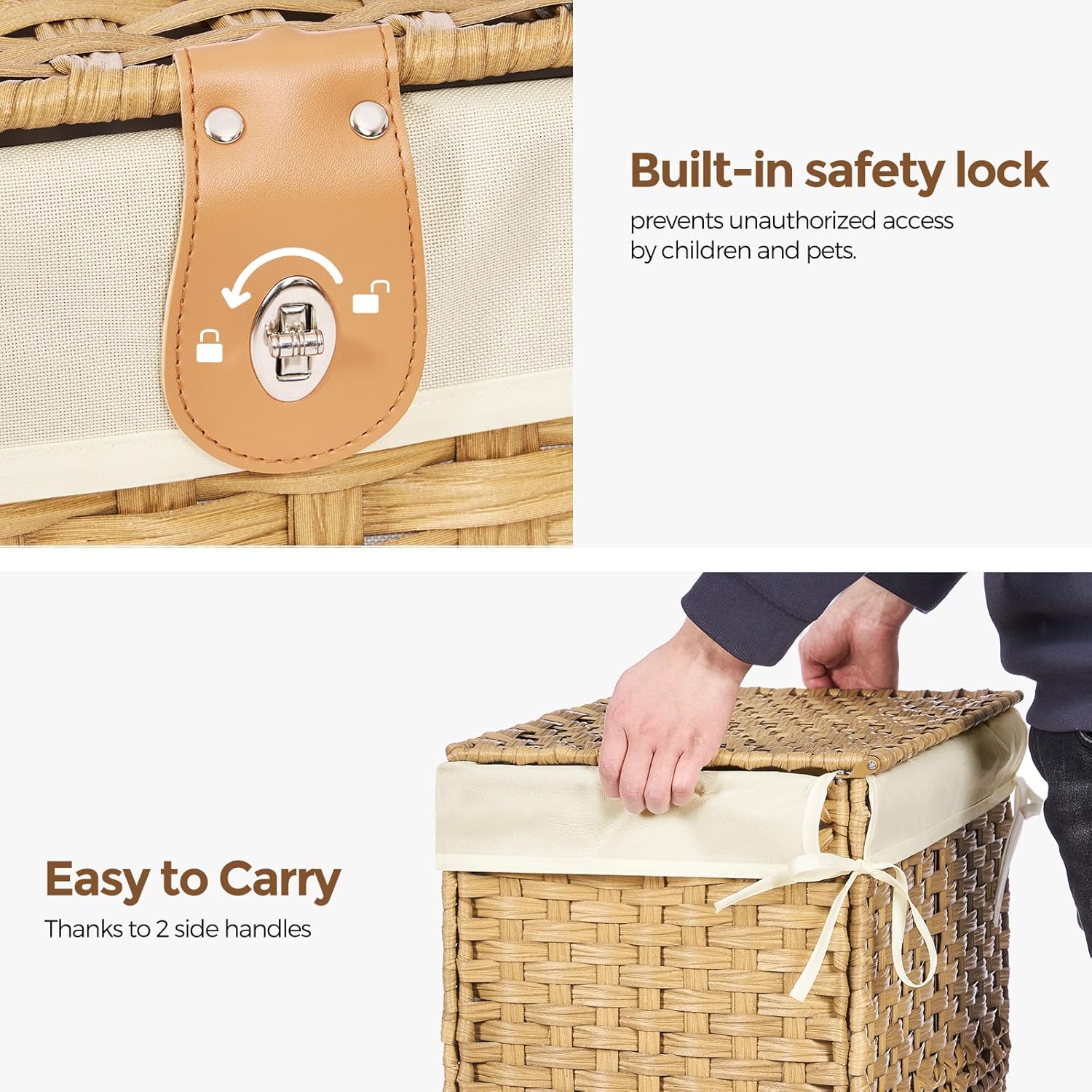 Rattan Shelf Basket / 160L / Natural